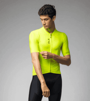 Alé Pragma Color Block Sommertrikot in fluoreszierendem Gelb