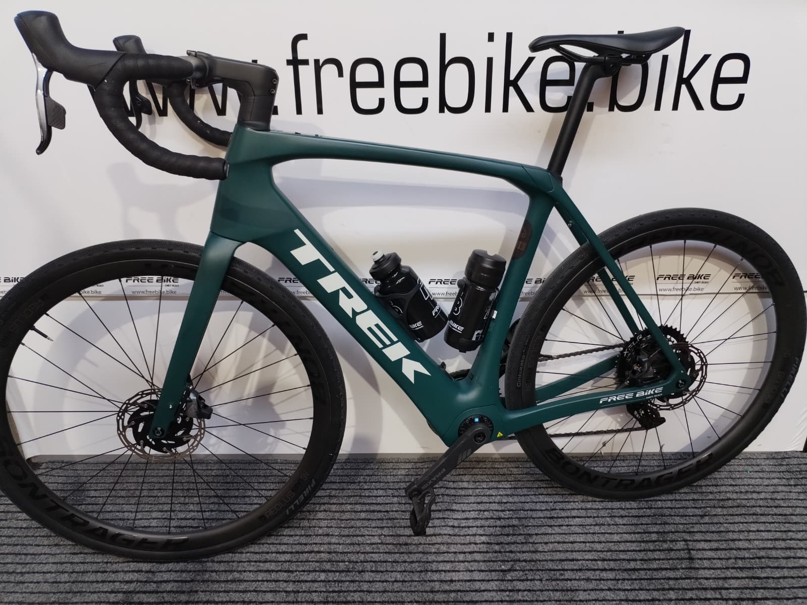 Bici da corsa carbonio elettrica Trek Domane+ SLR 7 AXS - 58 - immagine 7