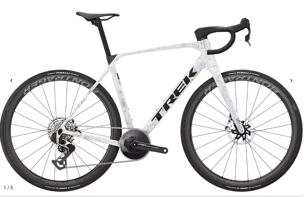 Trek Domane SLR 9 AXS 1x Gen 5 Mother of Pearl Silver Marble