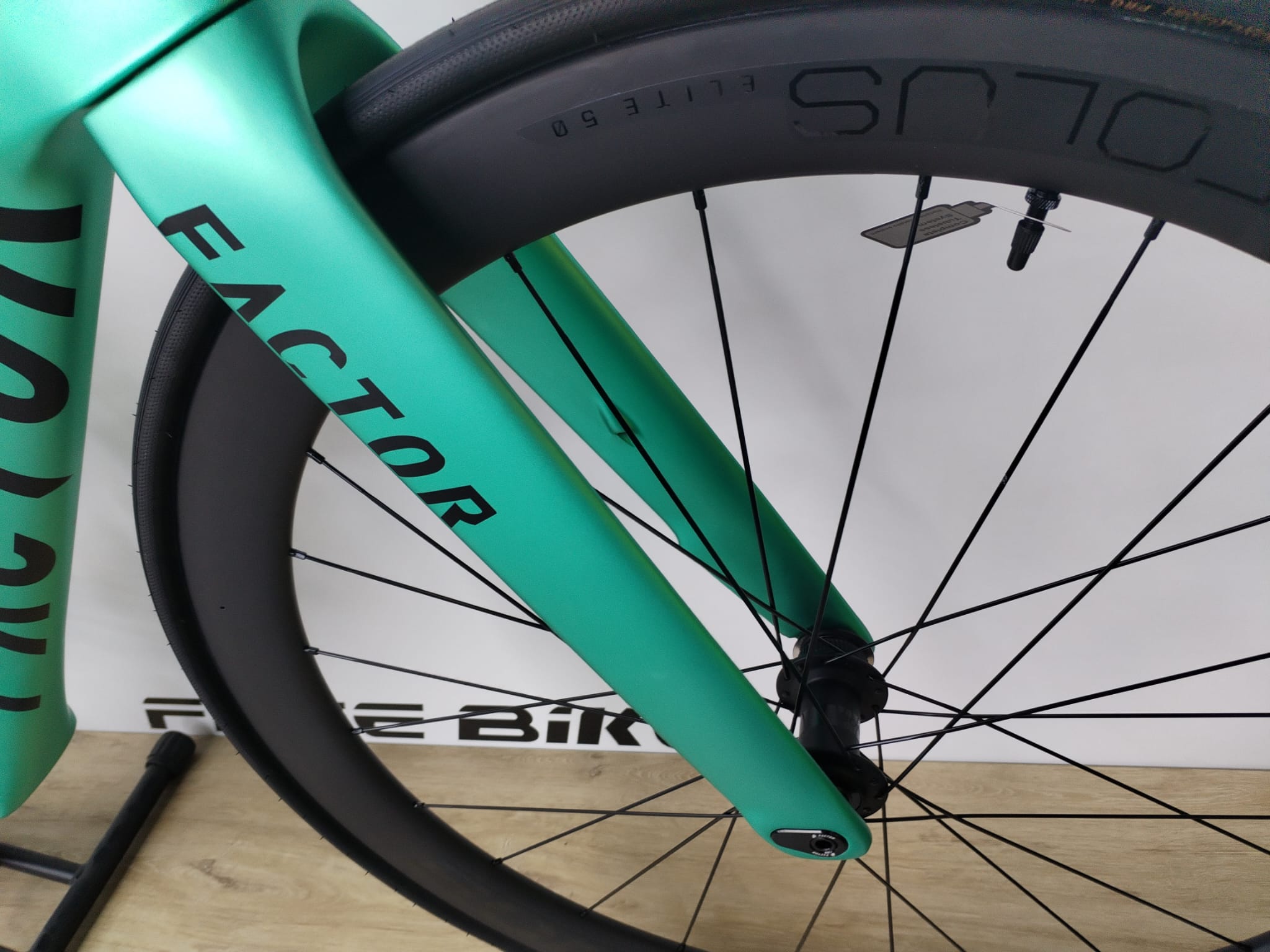 Kit telaio Telaio e manubrio Factor Monza Disc Steel Green - immagine 3