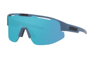 Bliz Matrix Glasses Matte Blue Brown Mirror Blue