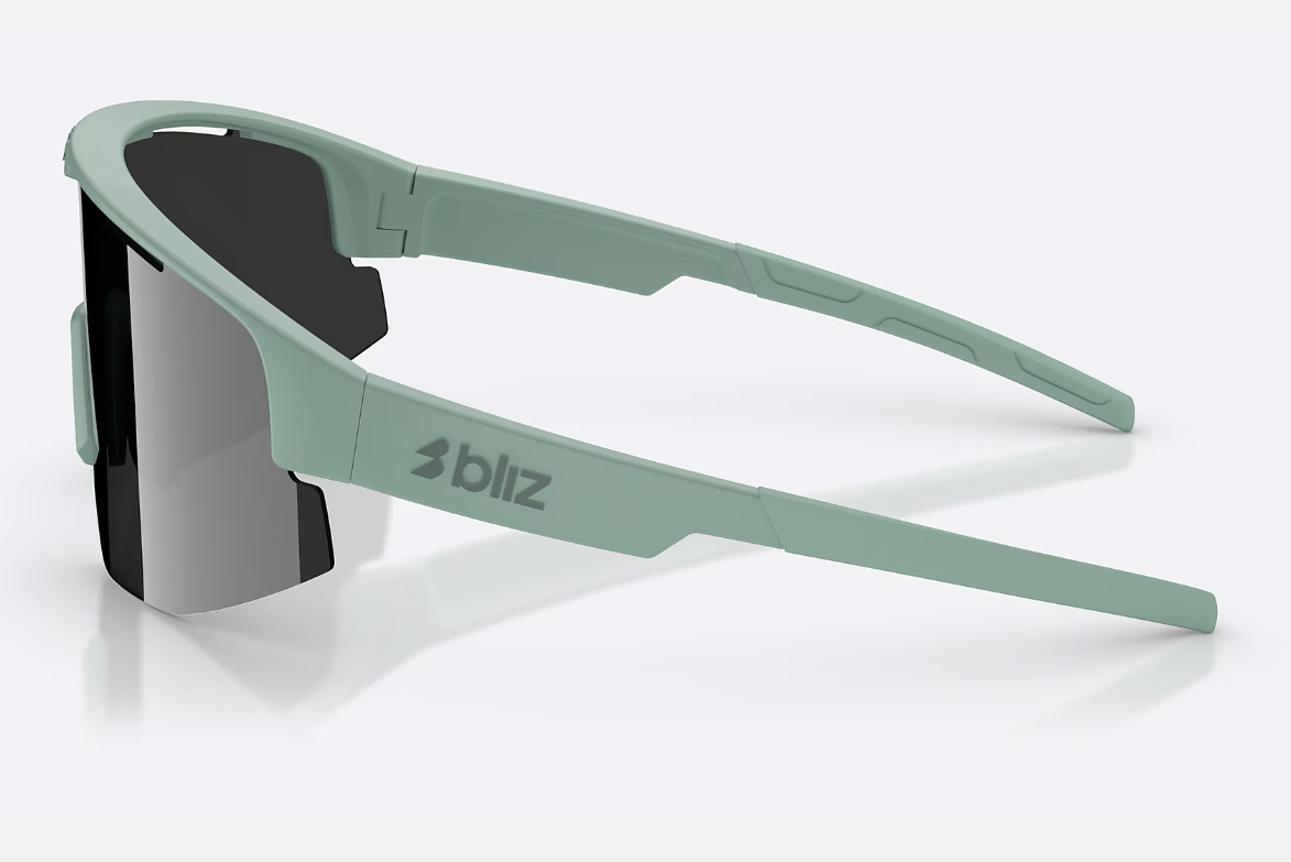 Occhiali Bliz Matrix Matte Green Smoke Mirror Silver - immagine 3