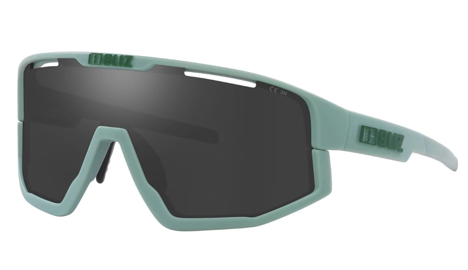 Occhiali Bliz Fusion Matt Green Smoke Mirror Silver