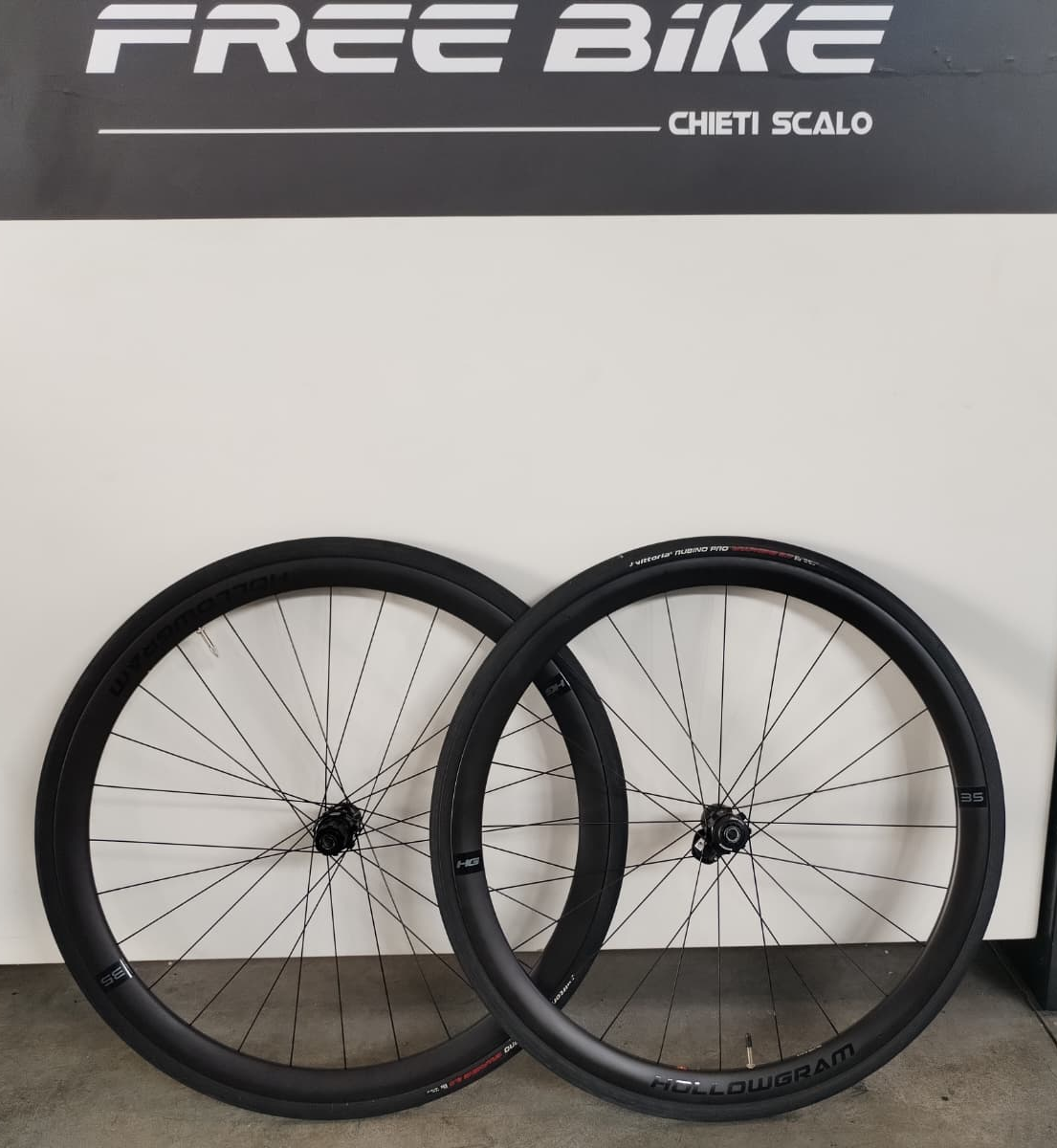 Coppia Ruote Cannondale Hollowgram 35 Disc per Shimano