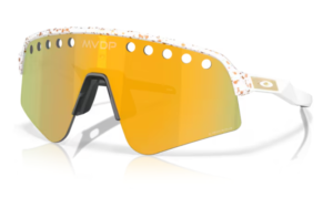 Occhiali Oakley Sutro Lite Sweep MVDP Red/Gold Splatter Prizm 24K