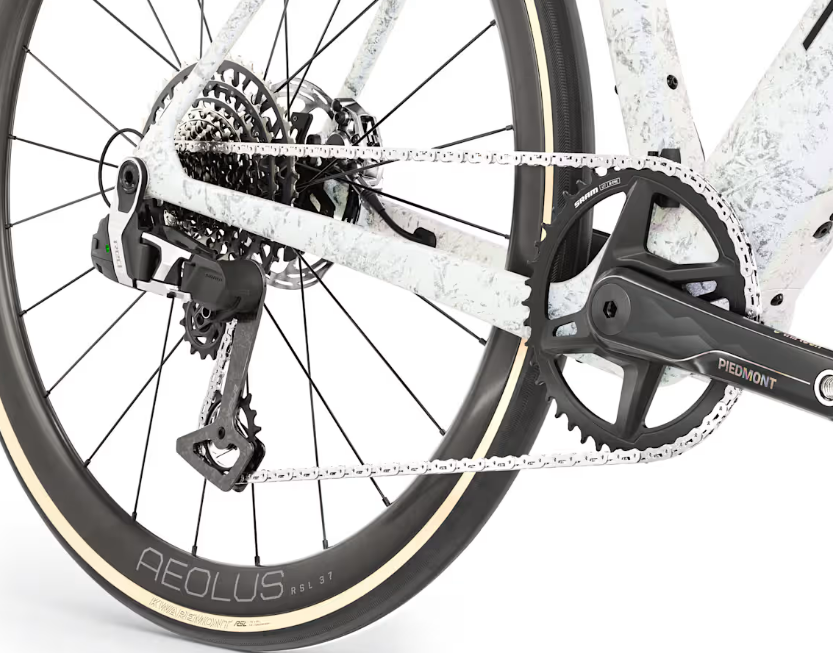 Trek Domane+ SL 9 AXS Gen 5 Mother of Pearl Silver Marble - immagine 3