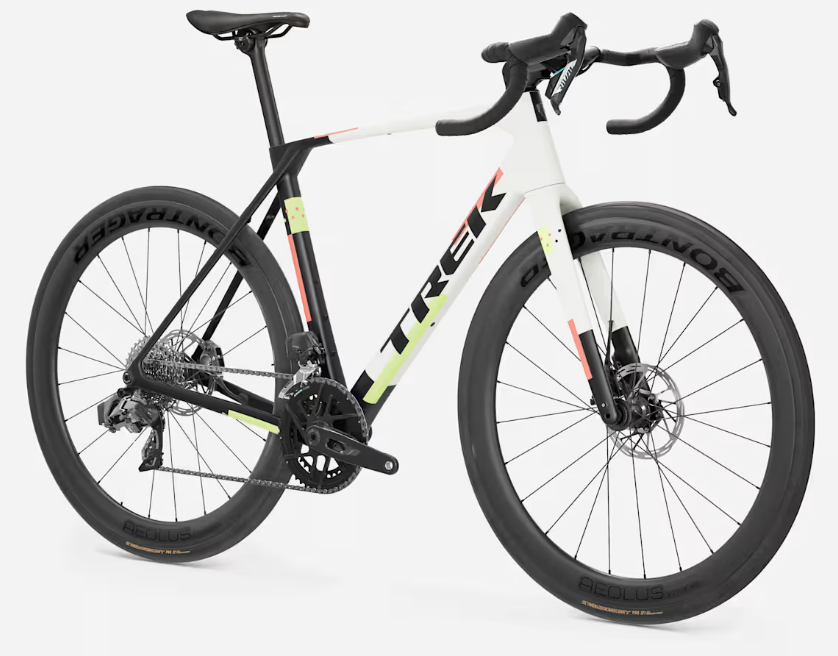 Trek Domane SL 6 AXS Gen 5 Matte Era White Deep Smoke - immagine 2