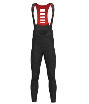 Calzoncillos de ciclismo para hombre Kjora rh+ rojos y negros