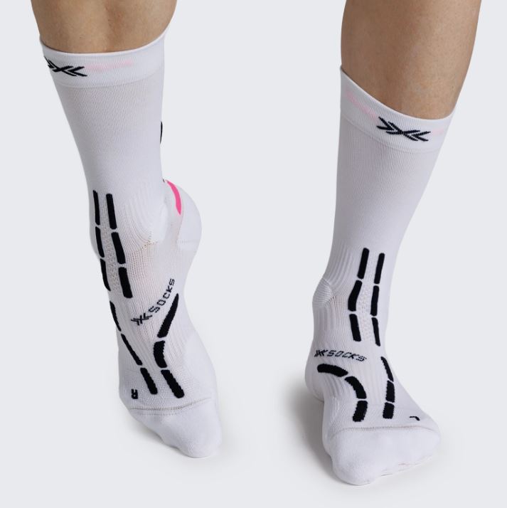 Calzini X-Bionic Trail Anatomix Crew X White X Black - immagine 3