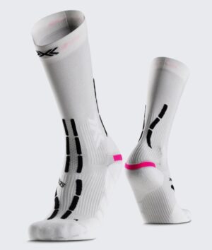 Calzini X-Bionic Trail Anatomix Crew X White X Black