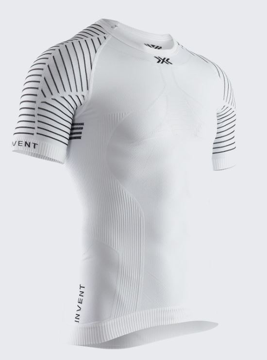 Maglia X-Bionic Invent 4.0 SH SL Uomo Artic White Dolomite Grey