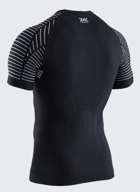 Maglia X-Bionic Invent 4.0 SH SL Uomo Opal Black Artic White - immagine 2