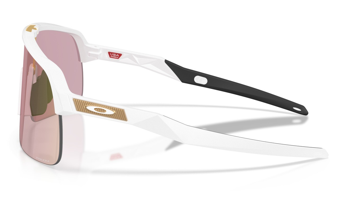 Occhiali Oakley Sutro Lite Matte White Prizm Transitons Pyrite - immagine 3